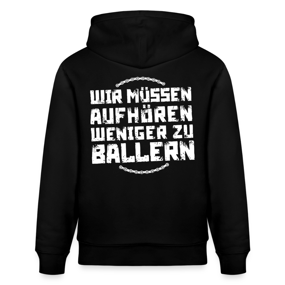 WMAWZB Unisex Hoodie Dark with Statement Backprint