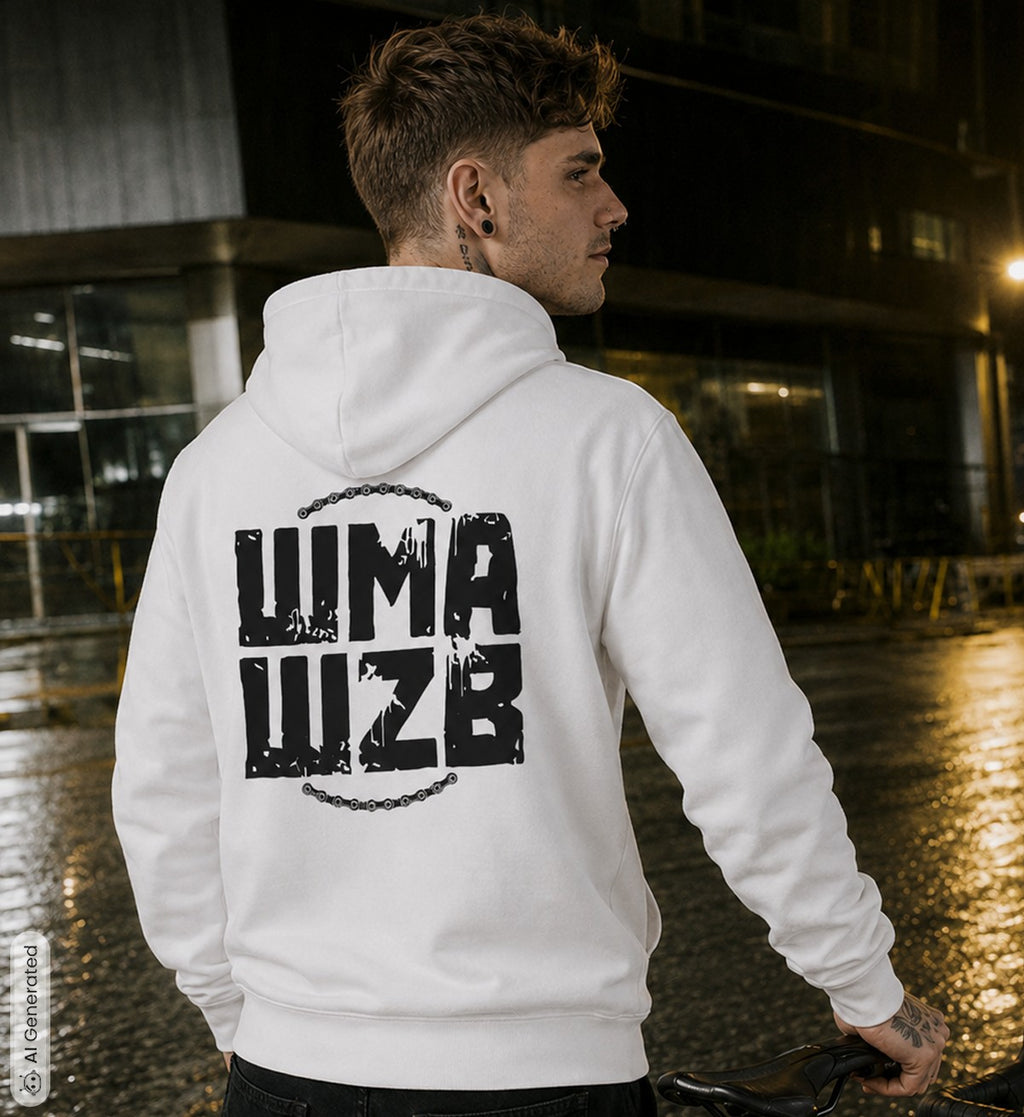 WMAWZB Unisex Hoodie Light with Logo Backprint