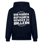 WMAWZB Unisex Hoodie Dark with Statement Backprint