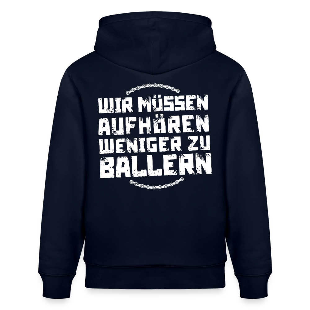 WMAWZB Unisex Hoodie Dark with Statement Backprint
