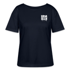 WMAWZB Women's Dark T-Shirt with Statement Back Print