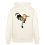 Abubilla Unisex Organic Hoodie – Hoopoe Soft Landing Backprint