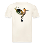 Abubilla Unisex Organic T-Shirt – Hoopoe Soft Landing Backprint