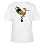 Abubilla Damen Bio-T-Shirt – Hoopoe Soft Landing Backprint