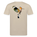 Abubilla Unisex Organic T-Shirt – Hoopoe Soft Landing Backprint
