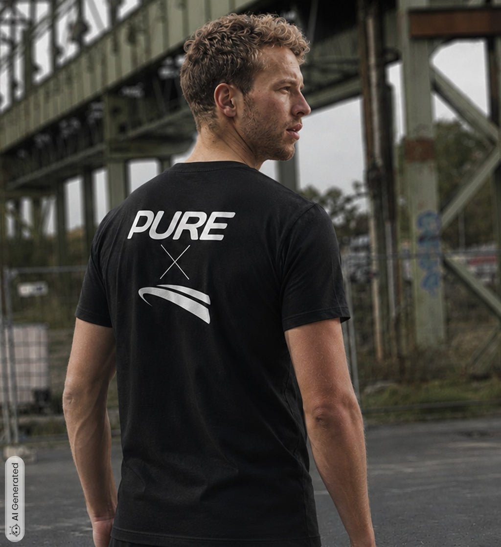 Pure x Pain Unisex T-Shirt Dark with Signature Backprint