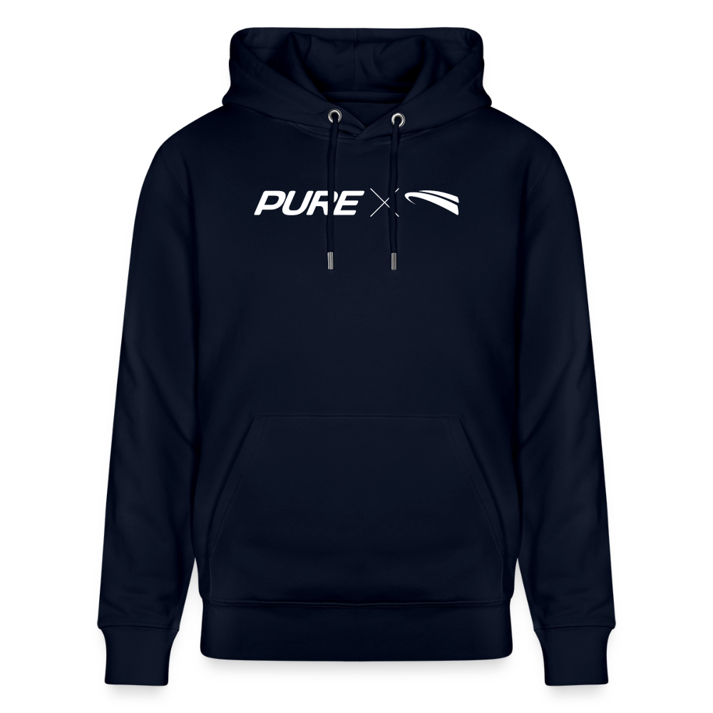 Pure x Pain Unisex Hoodie Dark with Logo Frontprint