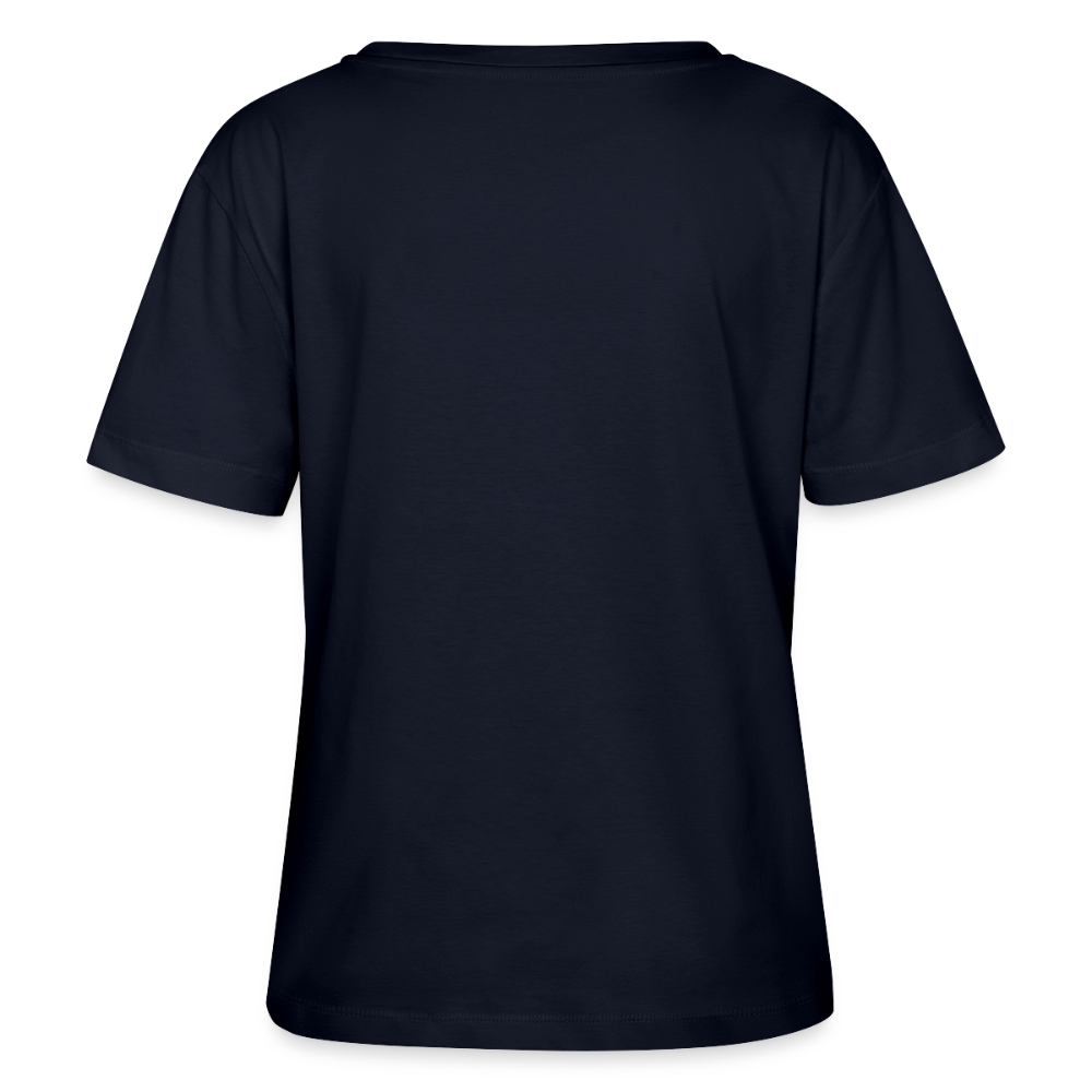 WMAWZB Women's Dark T-Shirt with Logo Front Print