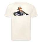 Abubilla Unisex Organic T-Shirt – Hoopoe Free Flight Backprint