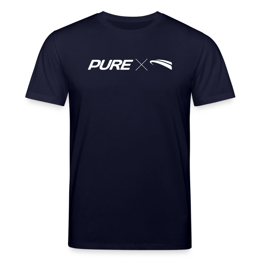 Pure x Pain Unisex T-Shirt Dunkel mit Logo-Frontprint
