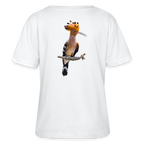 Abubilla Women's Organic T-Shirt - Perched Hoopoe Backprint