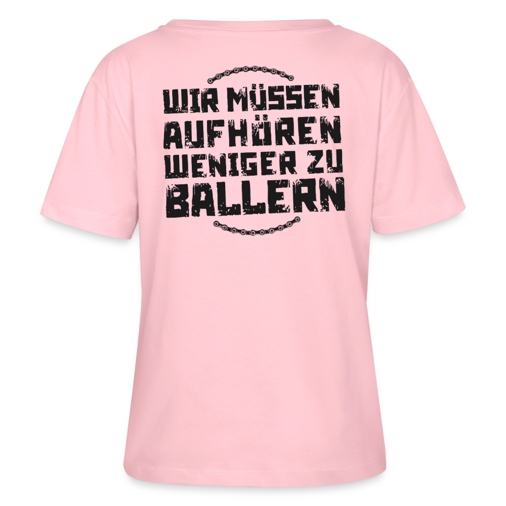 WMAWZB Women's Light T-Shirt with Statement Back Print