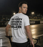 WMAWZB Unisex T-Shirt Light with Statement Backprint