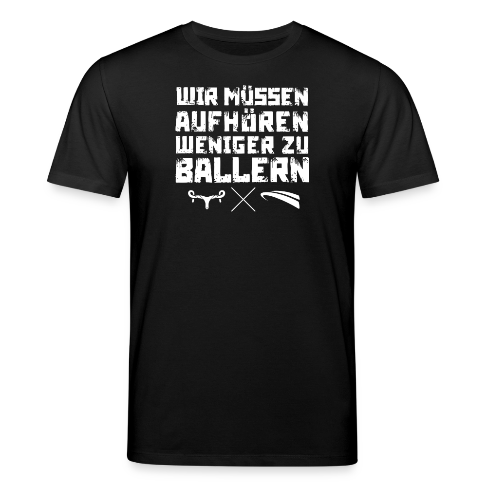 WMAWZB Unisex T-Shirt Dunkel mit Statement Frontprint