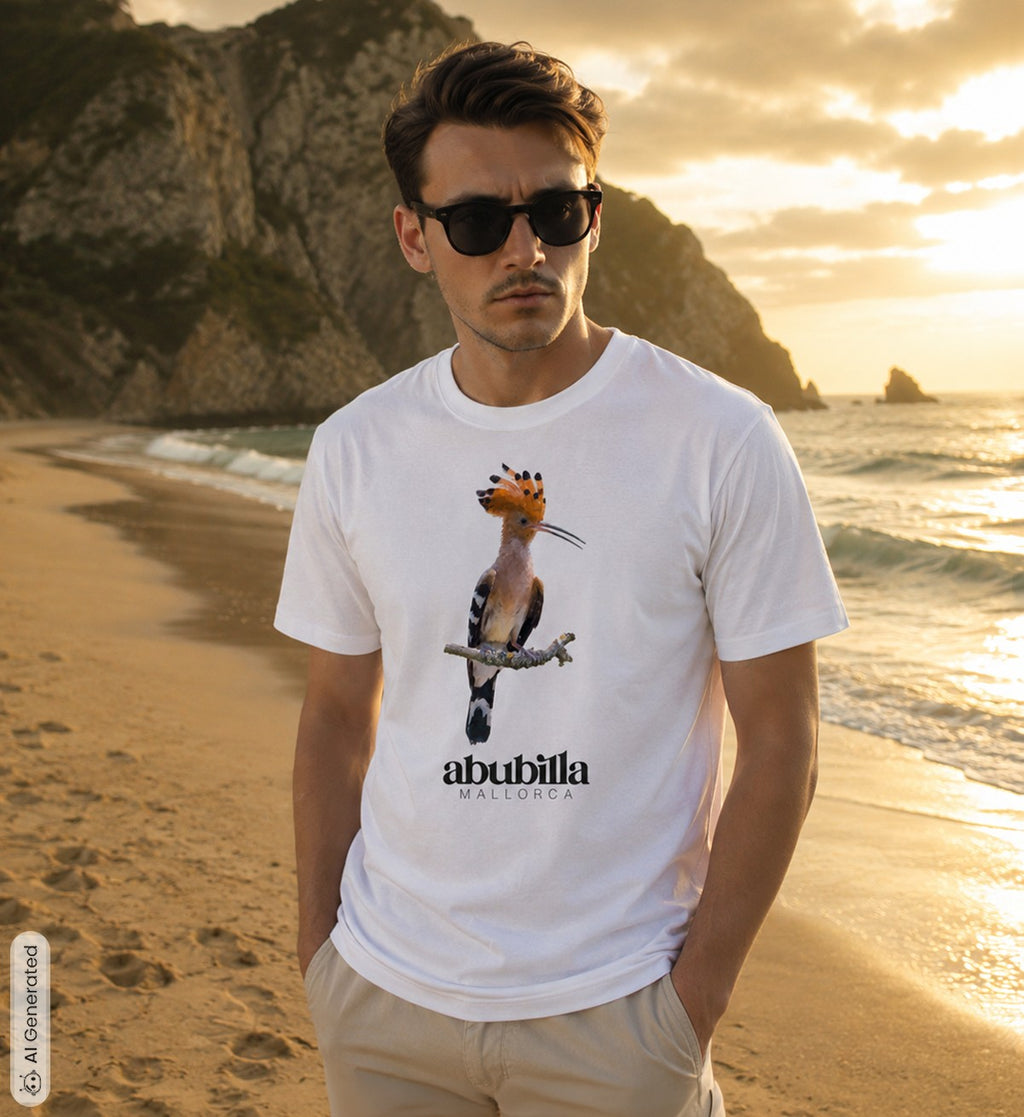 Hoopoe Unisex Organic T-Shirt – Perched Hoopoe