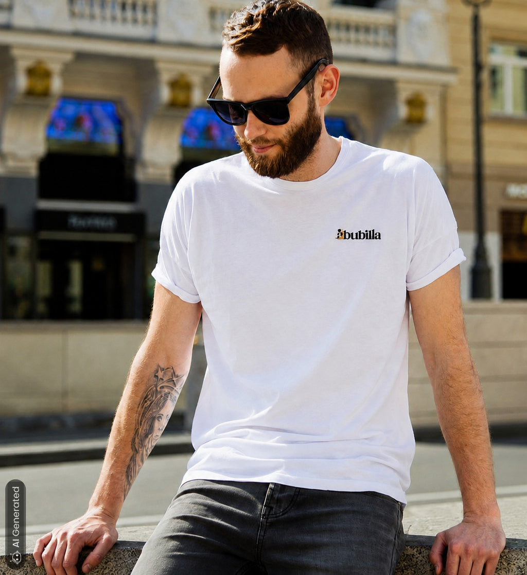 Abubilla Unisex Organic T-Shirt – Perched Hoopoe Backprint
