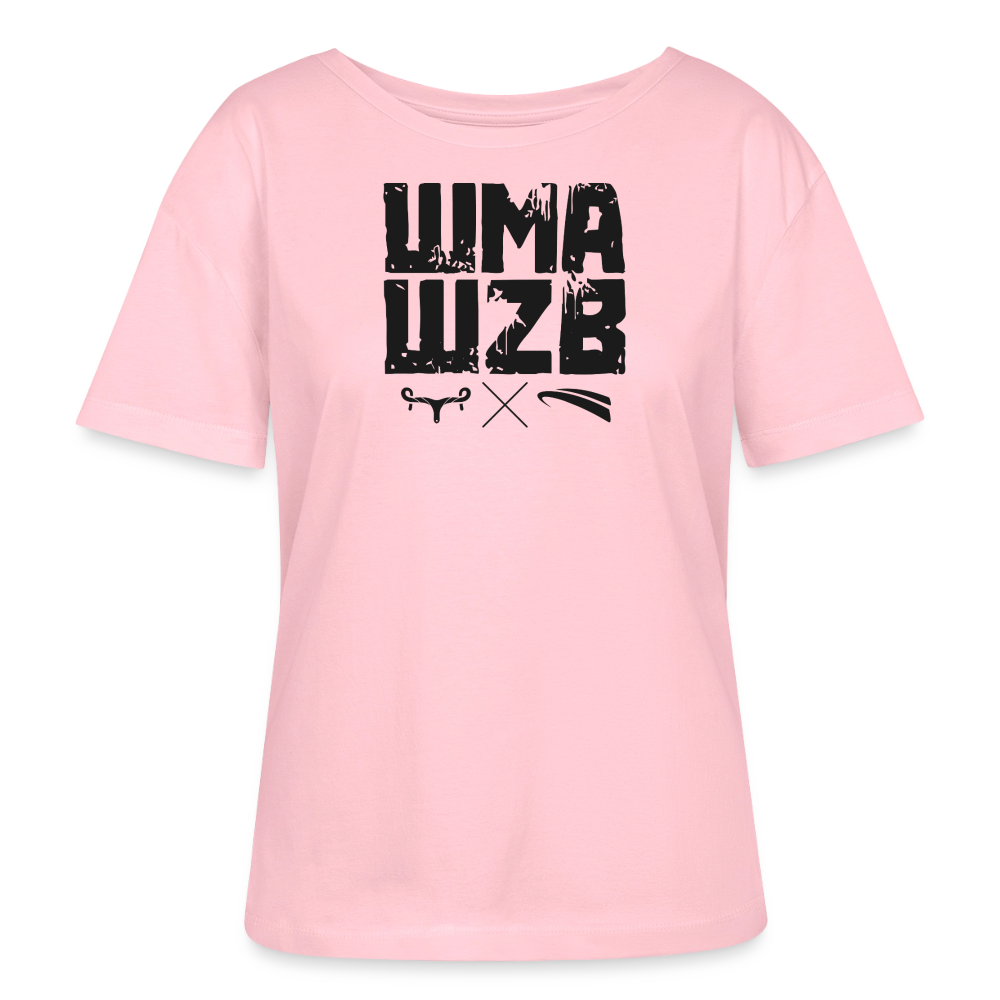 WMAWZB Damen T-Shirt Hell mit Logo Frontprint