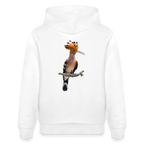 Abubilla Unisex Organic Hoodie – Perched Hoopoe Backprint