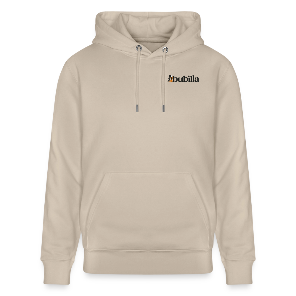 Abubilla Unisex Organic Hoodie – Hoopoe Soft Landing Backprint
