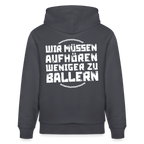 WMAWZB Unisex Hoodie Dark with Statement Backprint