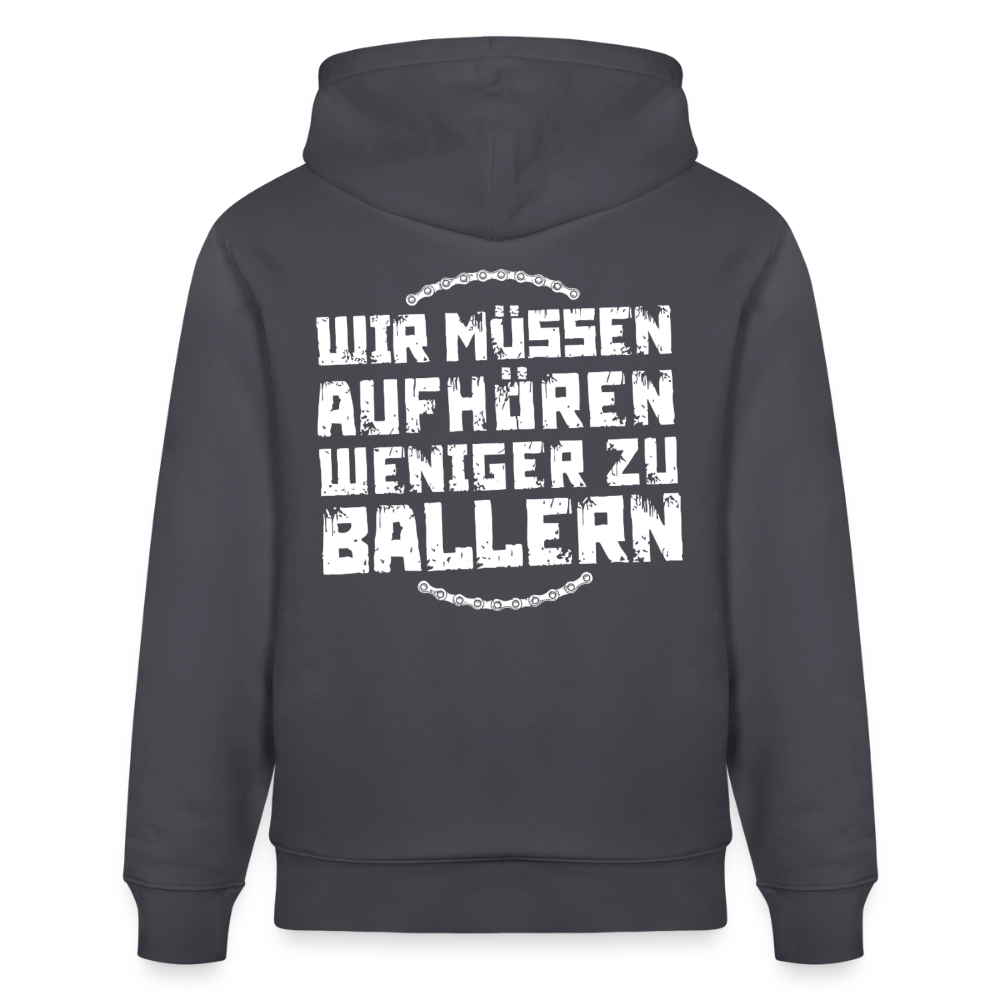 WMAWZB Unisex Hoodie Dark with Statement Backprint