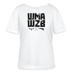 WMAWZB Damen T-Shirt Hell mit Logo Frontprint