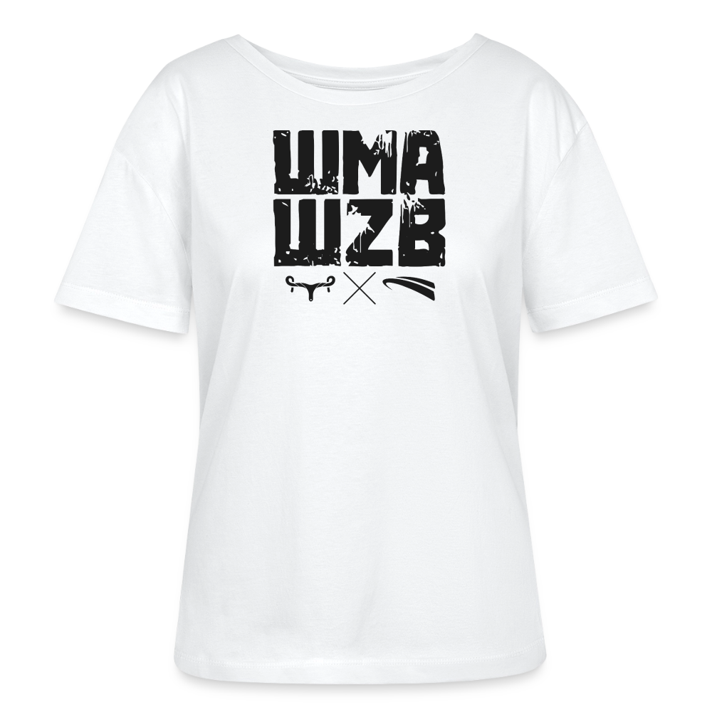 WMAWZB Damen T-Shirt Hell mit Logo Frontprint