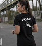 Pure x Pain Women's T-Shirt Dark with Signature Back Print