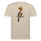 Abubilla Unisex Organic T-Shirt – Perched Hoopoe Backprint