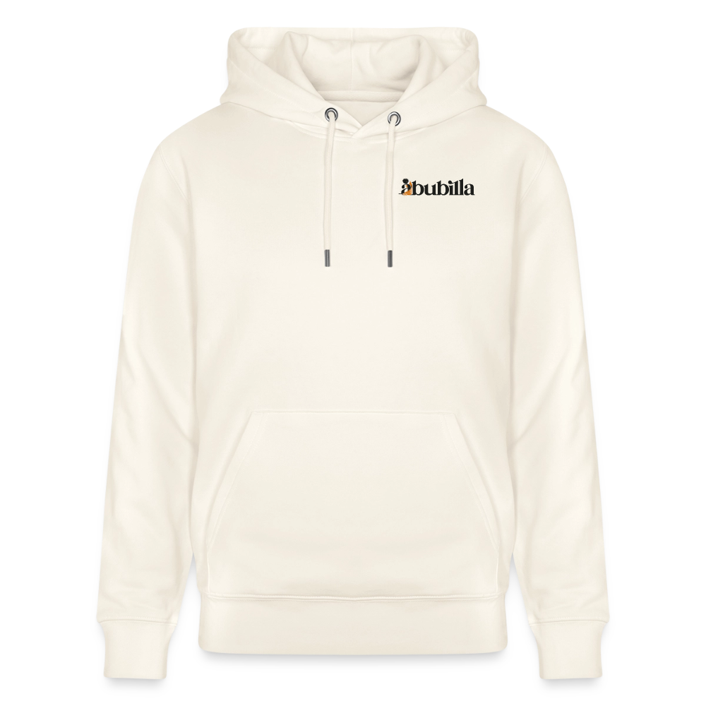Abubilla Unisex Organic Hoodie – Hoopoe Soft Landing Backprint