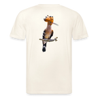 Abubilla Unisex Organic T-Shirt – Perched Hoopoe Backprint