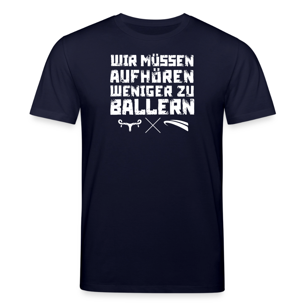 WMAWZB Unisex T-Shirt Dunkel mit Statement Frontprint
