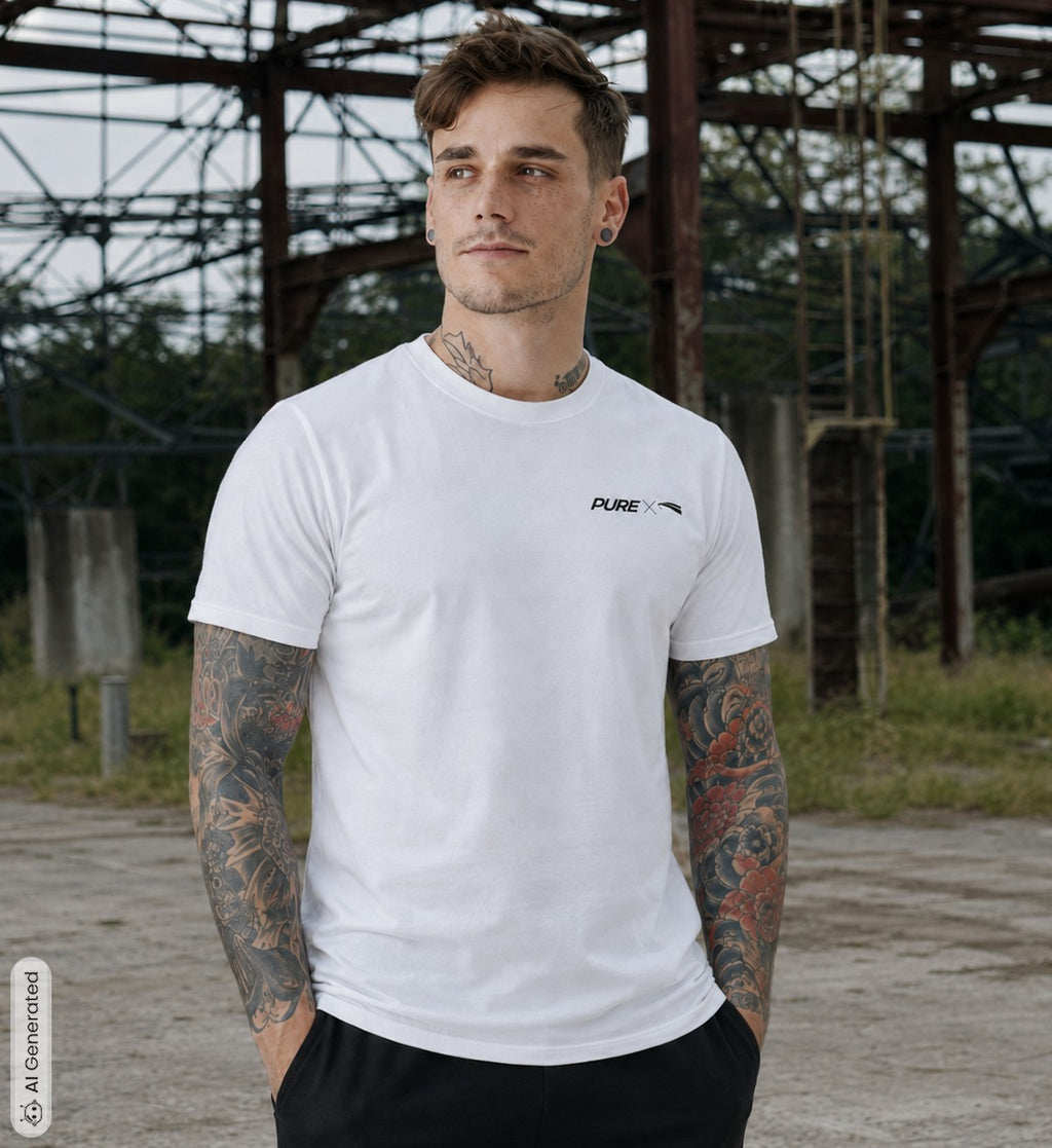 Pure x Pain Unisex T-Shirt Light with Signature Back Print