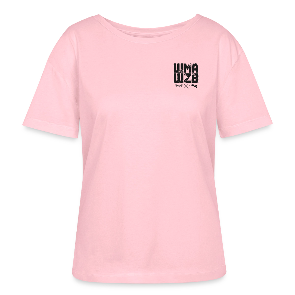 WMAWZB Women's Light T-Shirt with Statement Back Print