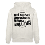 WMAWZB Unisex Hoodie Light with Statement Backprint