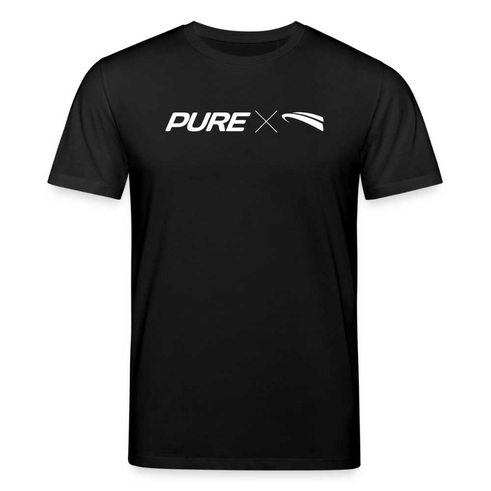 Pure x Pain Unisex T-Shirt Dunkel mit Logo-Frontprint