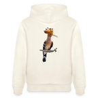 Abubilla Unisex Organic Hoodie – Perched Hoopoe Backprint
