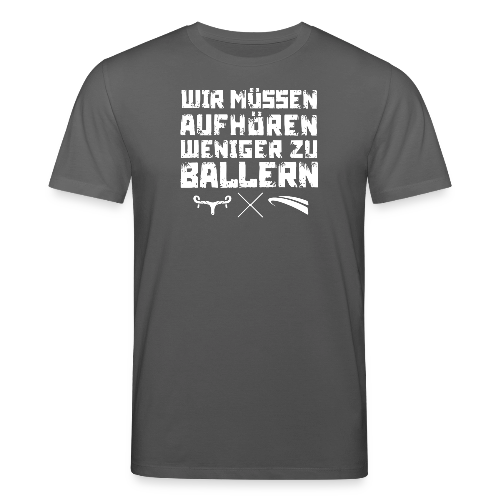 WMAWZB Unisex T-Shirt Dunkel mit Statement Frontprint