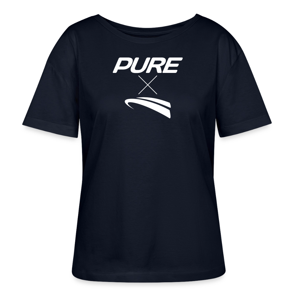 Pure x Pain Damen T-Shirt Dunkel mit Signature-Frontprint