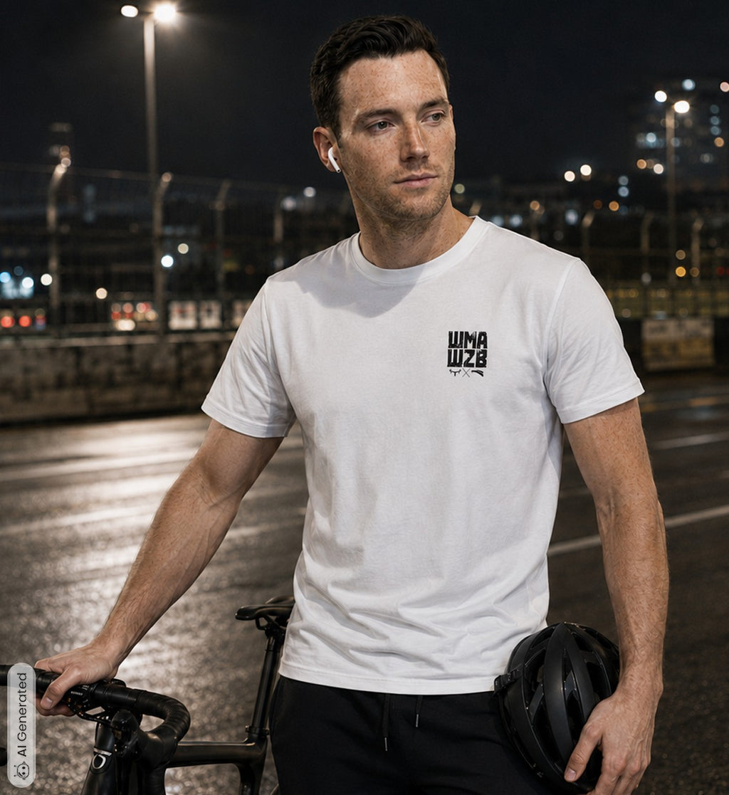 WMAWZB Unisex T-Shirt Light with Statement Backprint