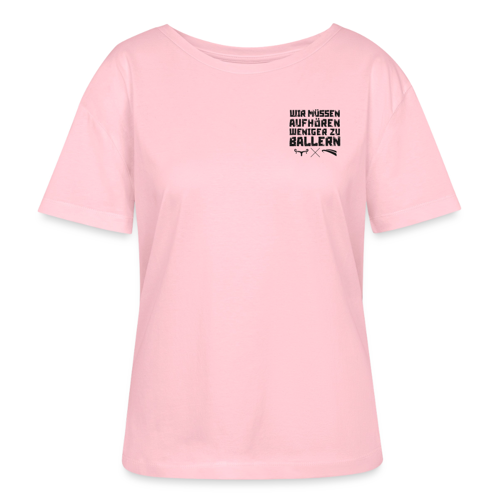 WMAWZB Women's Light T-Shirt with Logo Back Print