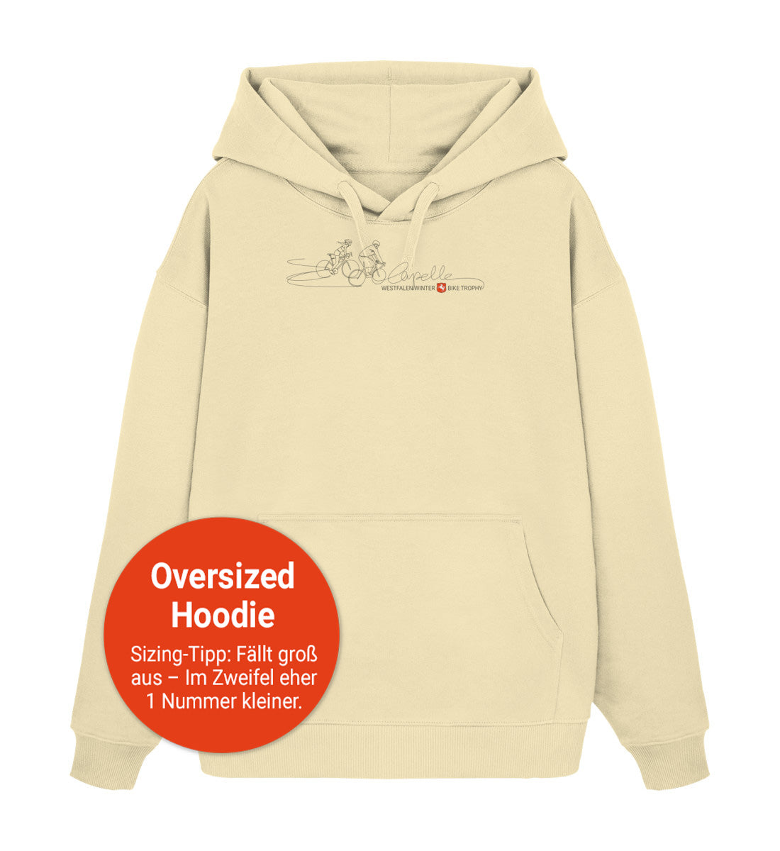 Winter Bike Capelle  - Organic Oversized Hoodie 2.0 ST/ST