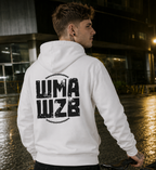 WMAWZB Unisex Hoodie Hell mit Logo Backprint