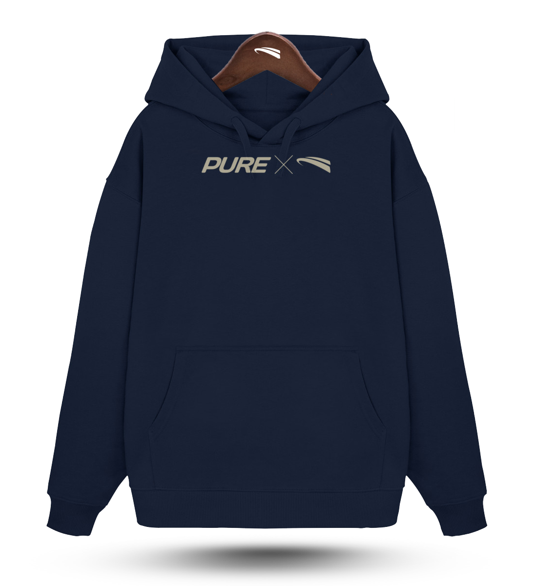 Pure X Pain  - Organic Oversized Hoodie french navy