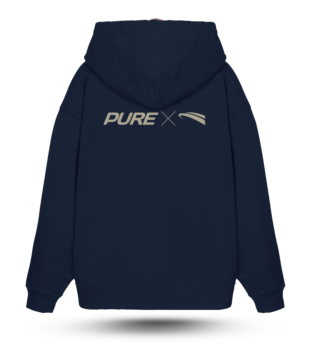 Pure X Pain  - Organic Oversized Hoodie french navy