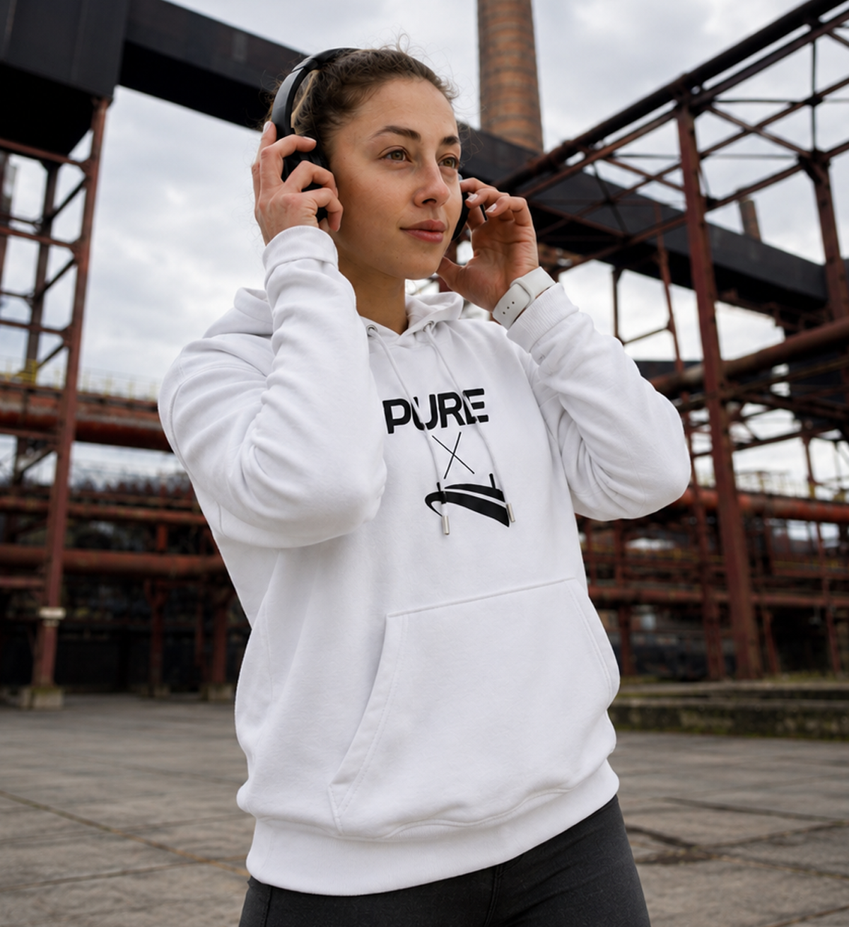 Pure X Pain Frontprint Unisex Hoodie Hell
