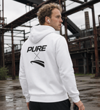 Pure X Pain Unisex Hoodie Hell mit Signature-Backprint