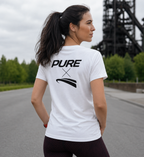 Pure X Pain Damen T-Shirt Hell mit Signature-Backprint