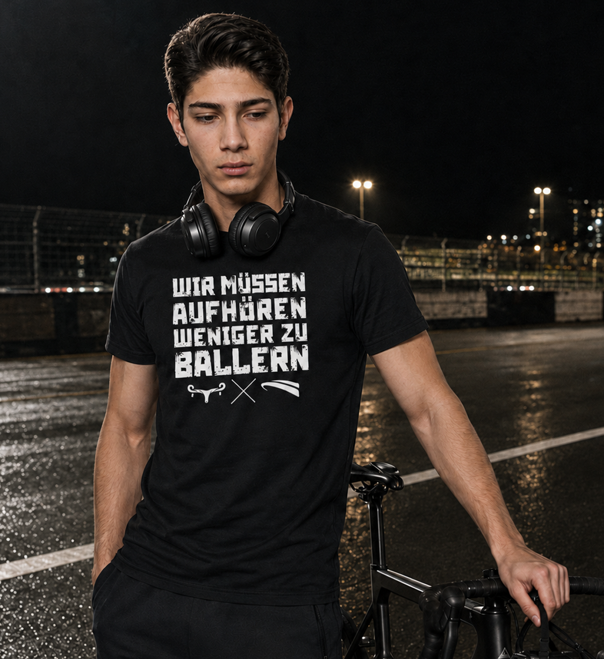 WMAWZB Statement Unisex T-Shirt Dunkel