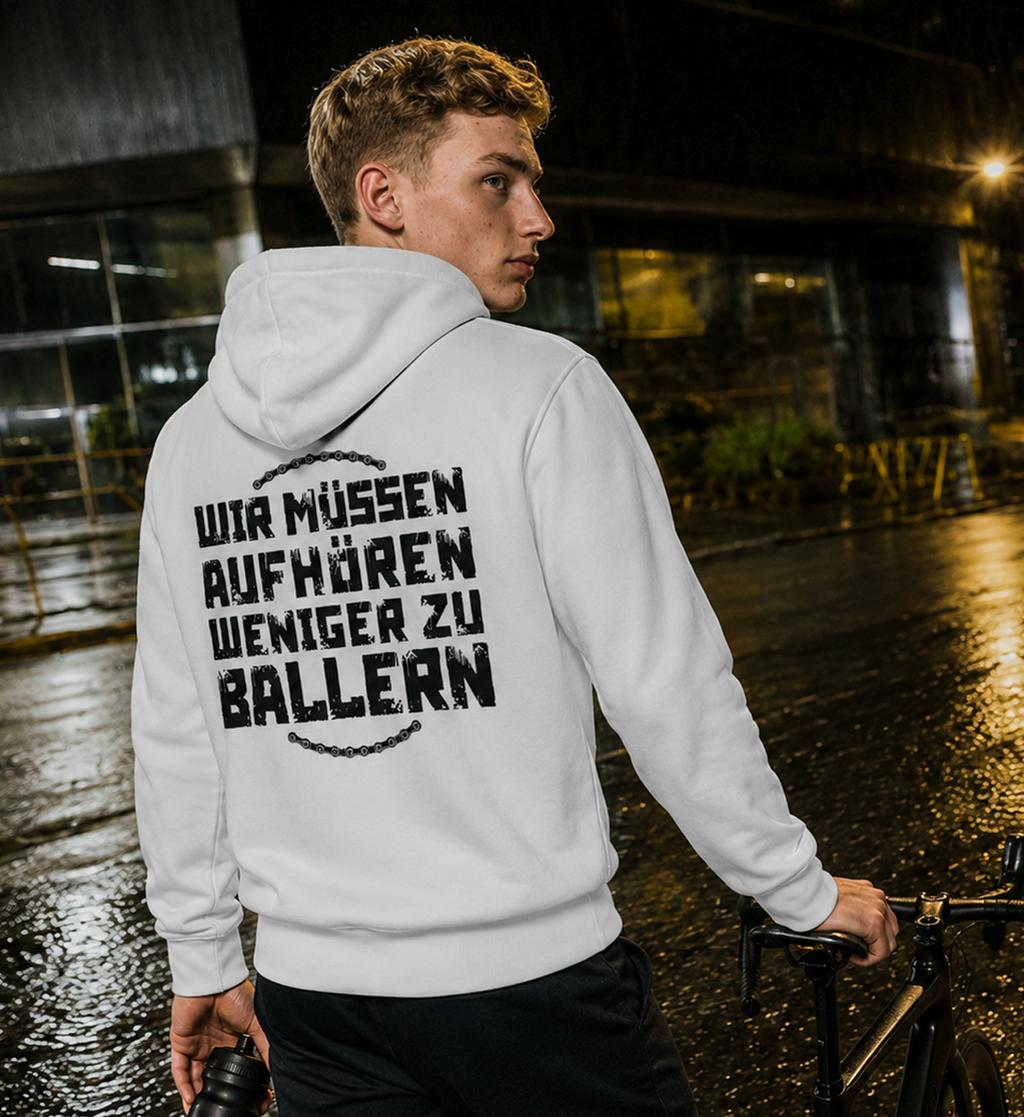WMAWZB Unisex Hoodie Hell mit Statement Backprint